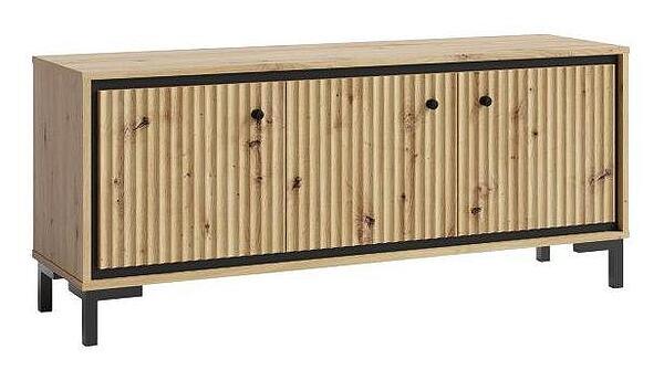 ТВ шкаф Пари с 3 врати дъб артизан