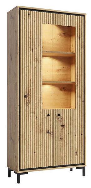 Витрина Пари с 2 врати дъб артизан