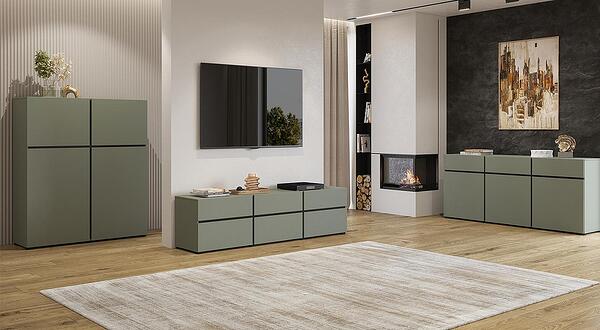 Модулна комбинация Крос II борово зелено и черен мат