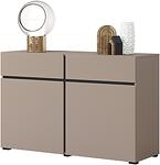 Скрин Крос с 2 врати и 2 чекмеджета конго и черен мат