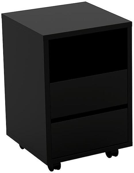 Контейнер Агапи с 2 чекмеджета и 1 ниша черен оникс