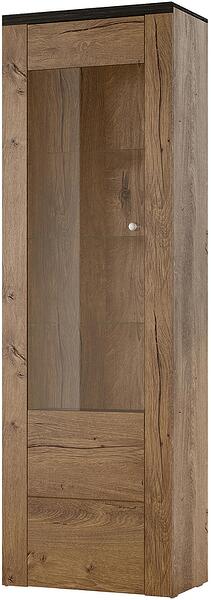 Витрина Ларона с 1 врата дъб лефкас и тъчууд