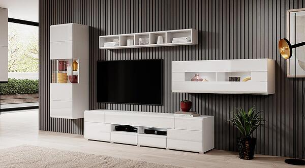 Модулна комбинация Толедо I бял гланц