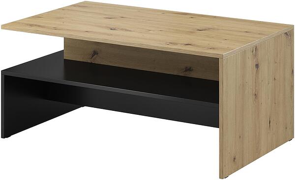 Холна маса Барос дъб артизан и черен мат