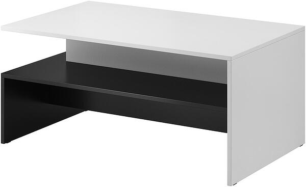 Холна маса Барос бял и черен мат