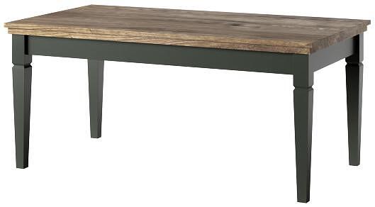 Холна маса Евора тъмно зелен мат и дъб лефкас