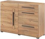 Скрин Тулса с 1 врата и 3 чекмеджета дъб грандсон