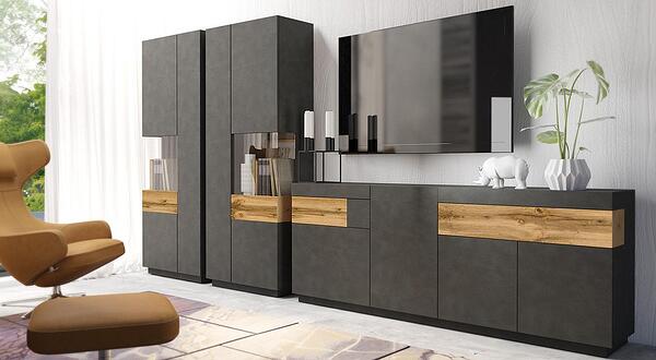 Модулна комбинация Силке III матера и дъб вотан