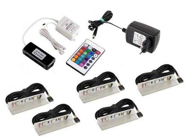 Осветление 5хLED RGB 23KK0005