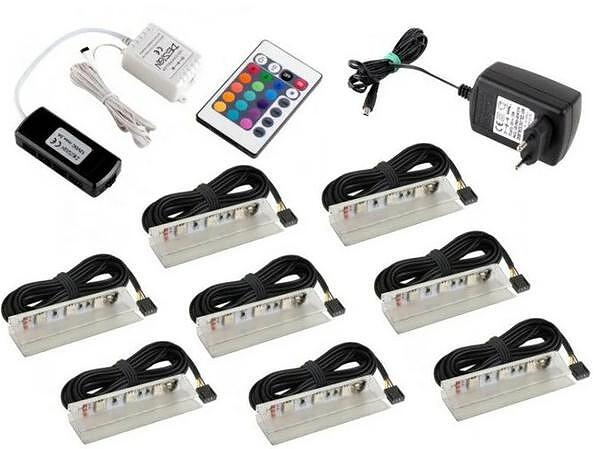 Осветление 8хLED RGB 23KK0008