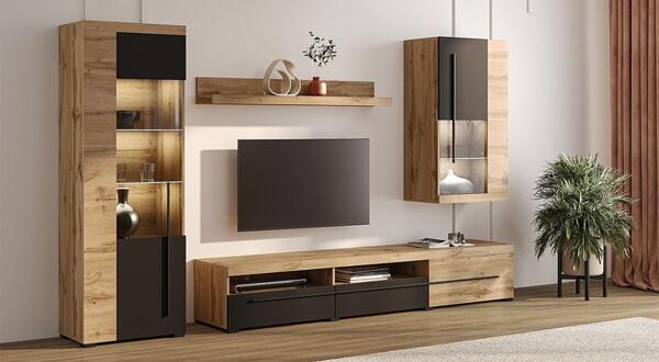 Секция Роджър I орех сатен и тъчууд-Copy