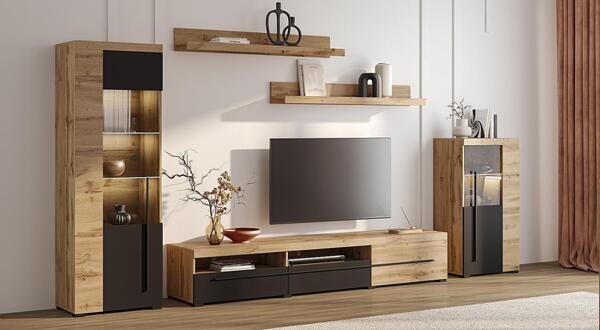 Секция Роджър II орех сатен и тъчууд-Copy