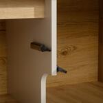 Скрин Бруно с 2 врати и 3 чекмеджета дъб артизан и кашмир мат