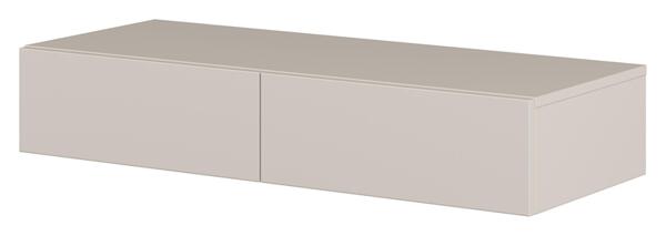 Тоалетка Юкон с 2 чекмеджета за стенен монтаж кашмир мат