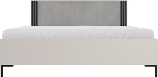 Легло Алмо с повдигащ механизъм за матрак с размер 160/200 см дъб естана и антрацит мат-Copy