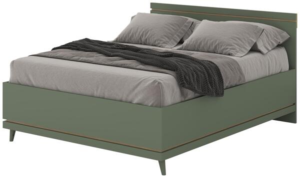 Бюро Сканди с 3 чекмеджета избелен зелен мат и маслен дъб-Copy