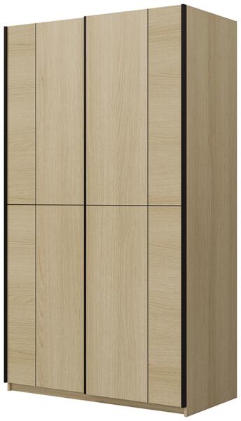 Гардероб Куб с 2 плъзгащи врати кашмир мат с дължина 120 см-Copy