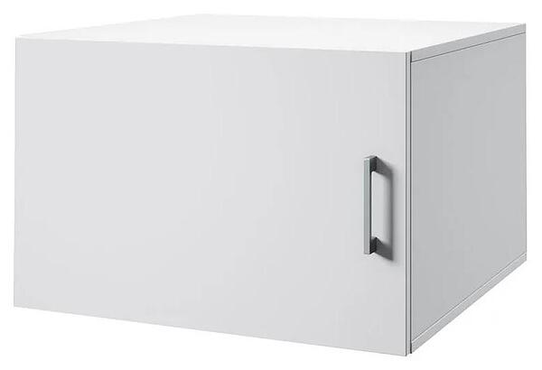 Стенен шкаф / Надстройка  Аза с 1 врата бял мат