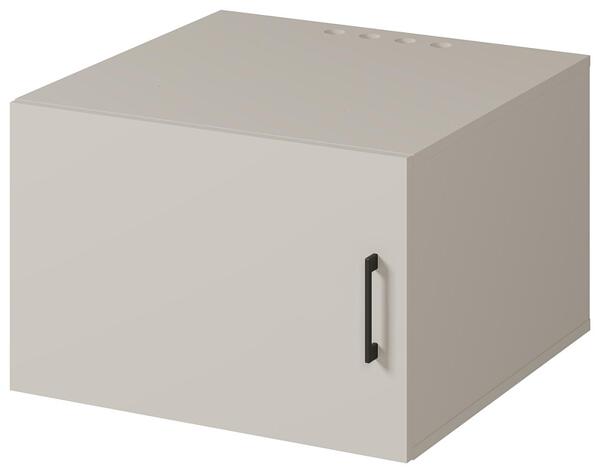 Стенен шкаф / Надстройка  Аза с 1 врата бял мат-Copy