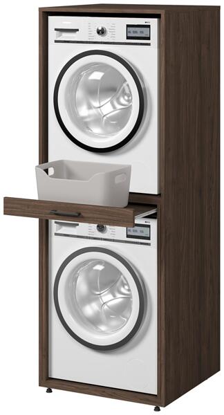 Комбиниран шкаф за пералня и сушилня Аза кашмир мат-Copy