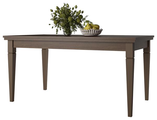 Трапезна разтегателна маса Евора тъмно зелен мат и дъб лефкас-Copy