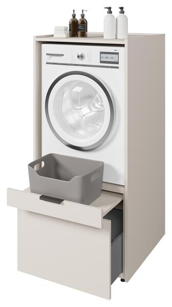 Шкаф за пералня или сушилня Андиамо бял мат-Copy