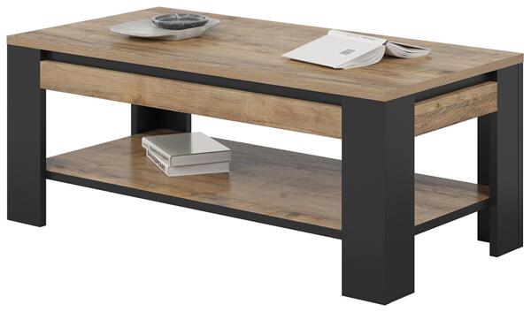 Холна маса Тюдор дъб самдал и черен мат