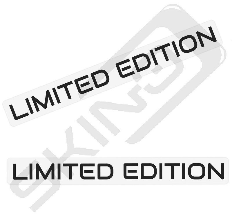 Limited Edition Sticker Logo