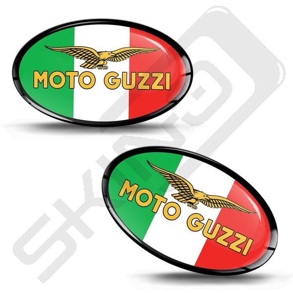Moto Guzzi Stickers [ Silicone gel Decals ] KS 85 Skino