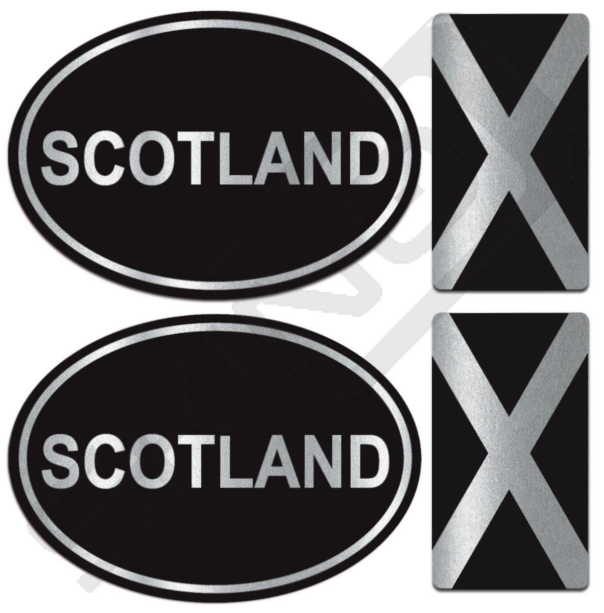 Scotland flag Set [ Scottish car laptop decals ] D 6 Skino