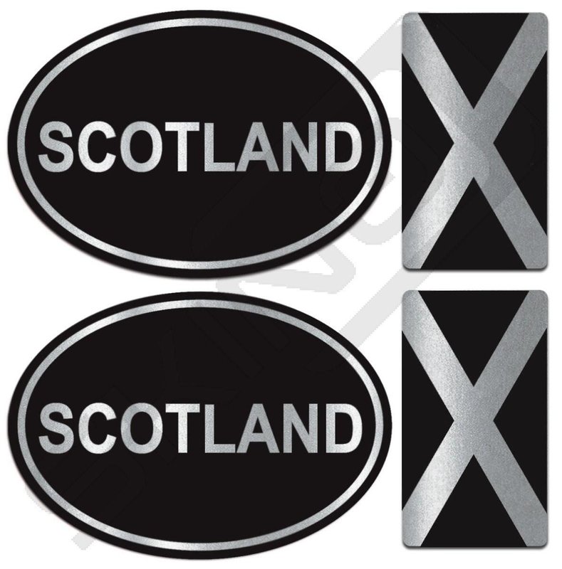 Scotland flag Set [ Scottish car laptop decals ] D 6 Skino