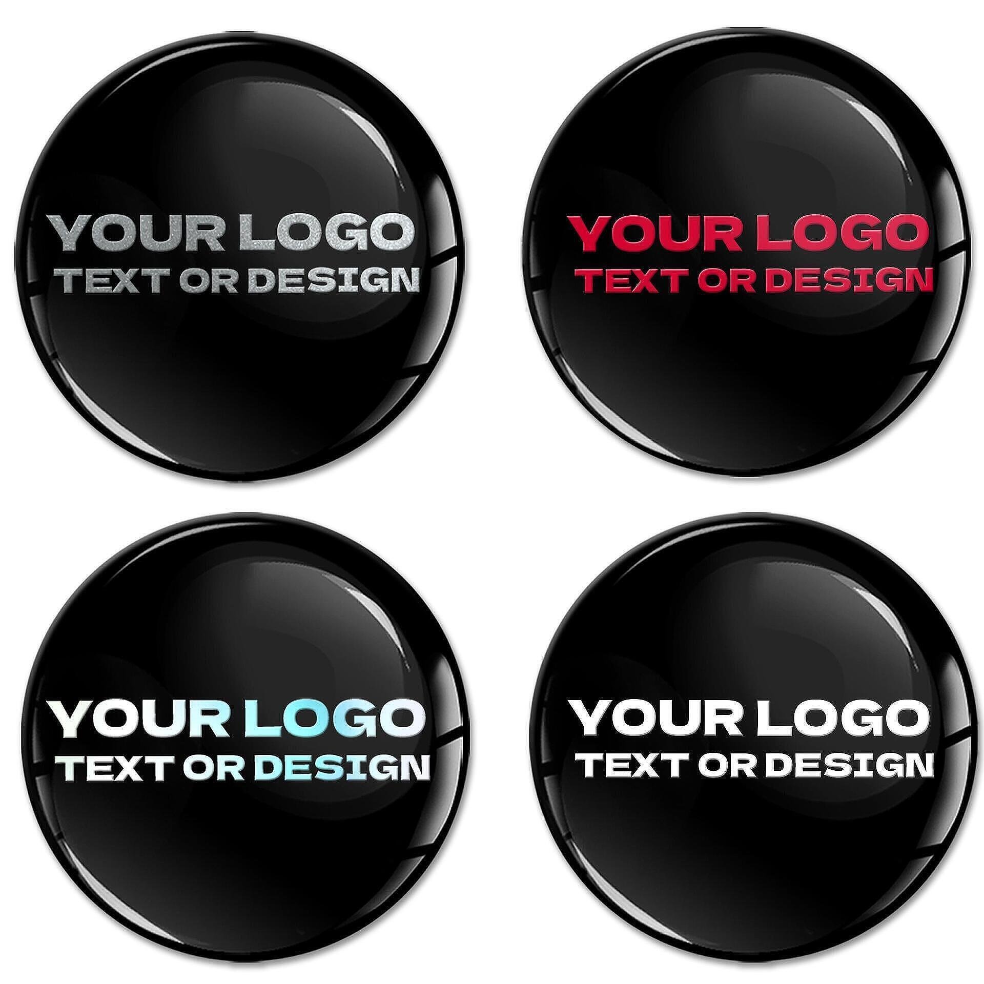 Custom 3D Badge – Domed Wheel Cap Stickers EU Made