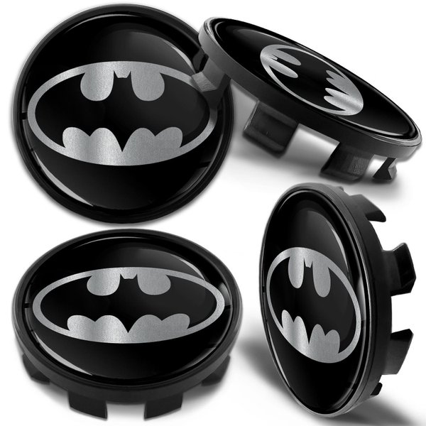 SkinoEu 4 X 68mm Alloy Wheel Center Caps For BMW – Skull Design, Black, Direct Fit, 5-7 Year Warranty, Made In Bulgaria