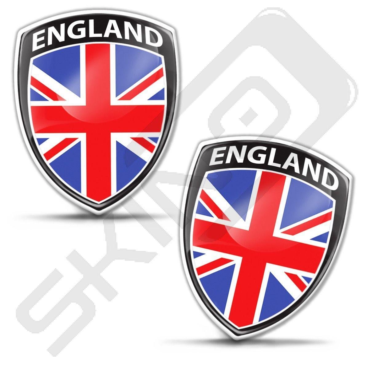 UK flag resin stickers [ GB flag gel badge ] Skino