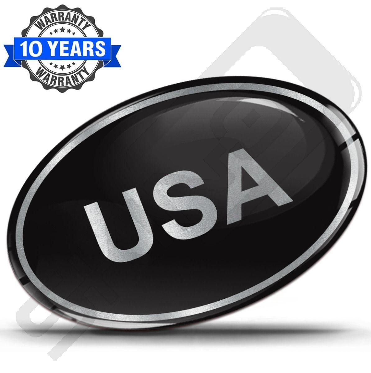 USA Flag Domed Sticker [ Silicone gel Decals ] KS 74Skino