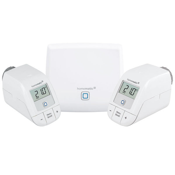 Homematic IP HmIP-SK10 Пакет класик 2 интелигентно парно за двустаен апартамент 1хТочка за достъп, 2хЕлектронна термоглава с безжично управление Homematic IP HmIP-SK10 Пакет класик 2 интелигентно парно за двустаен апартамент 1хТочка за достъп, 2хЕлектронна термоглава с безжично управление