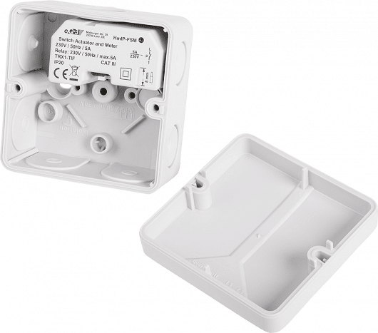 Homematic IP Превключвател, с електроизмерване на потреблението - вграден монтаж (HmIP-FSM)