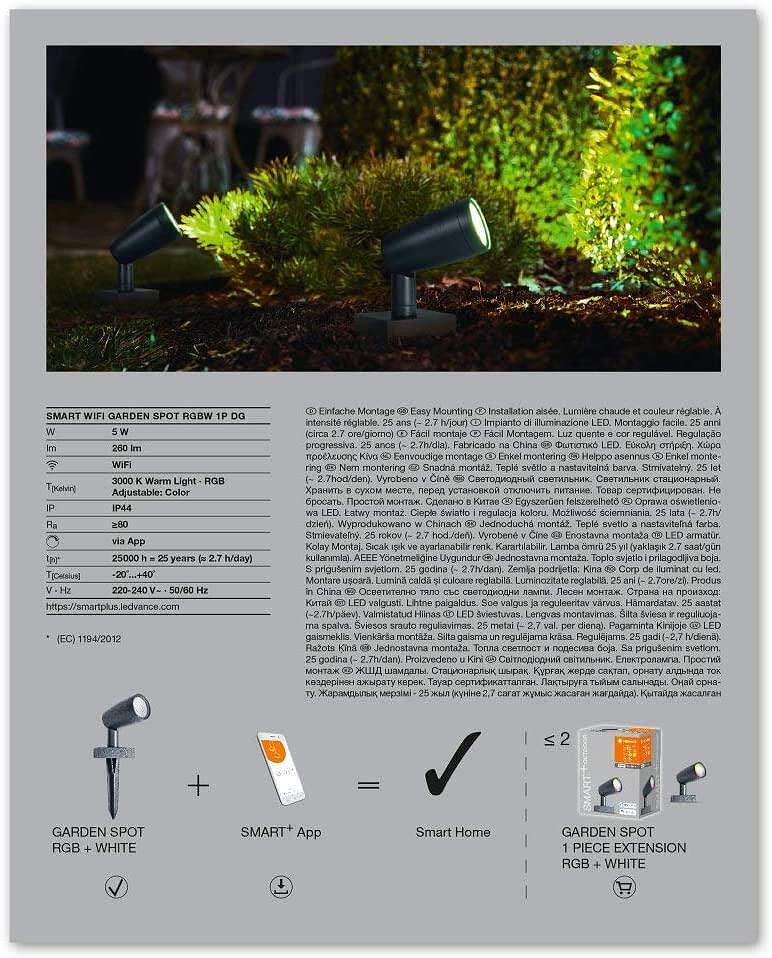LEDVANCE Smart+ WiFi LED RGB градинскo осветително тяло разширителен пакет