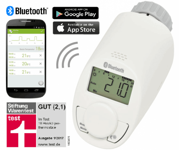 Термоглава за радиатор Bluetooth SMART Енергоспестяваща електронна термостатна глава
