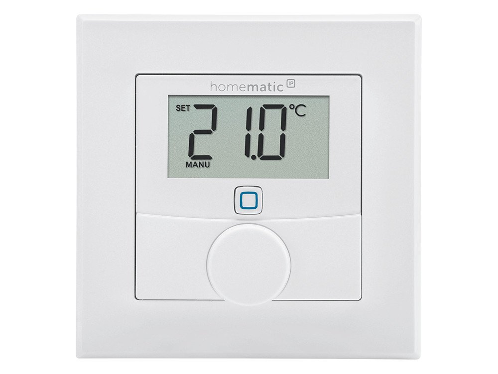 Homematic IP Стенен термостат със сензор за влажност за Smart Home