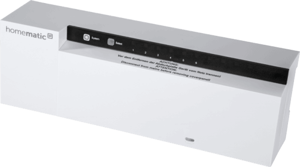 Homematic IP Контролер за подово отопление, безжично управление - 9 зони, 6 канала, 230V