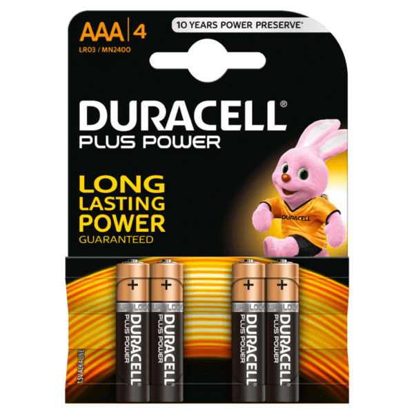 Duracell Батерии алкални LR03 / Micro / AAA x 4