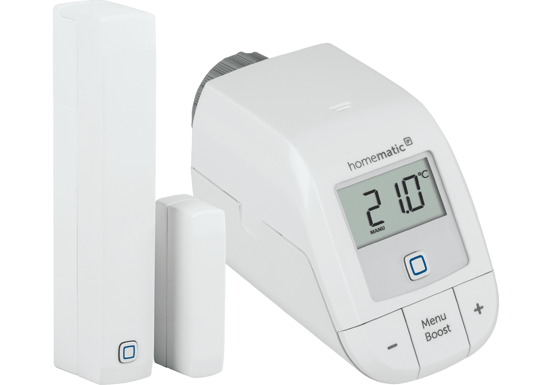 Homematic IP Комплект отопление-лесно свързване с безжична термостатична глава и сензор за прозорец