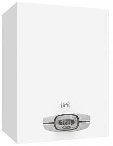 Кондензен газов котел с 50л. резервоар за БГВ „FERROLI BLUEHELIX TOP RRT K 50“, двуконтурен, 31kW