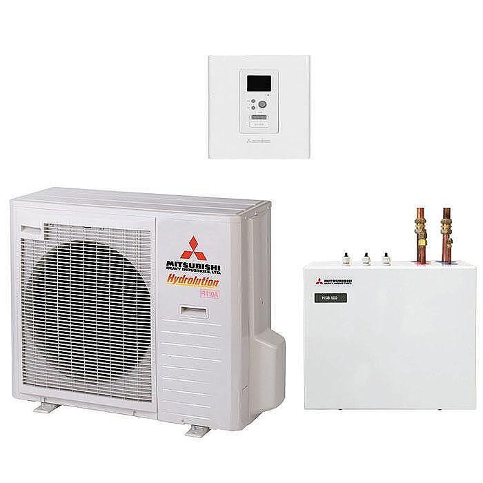 Термопомпа Mitsubishi Heavy Hydrolution HSB100/FDCW71VNX-A, 8 kW, отопление, охлаждане и БГВ