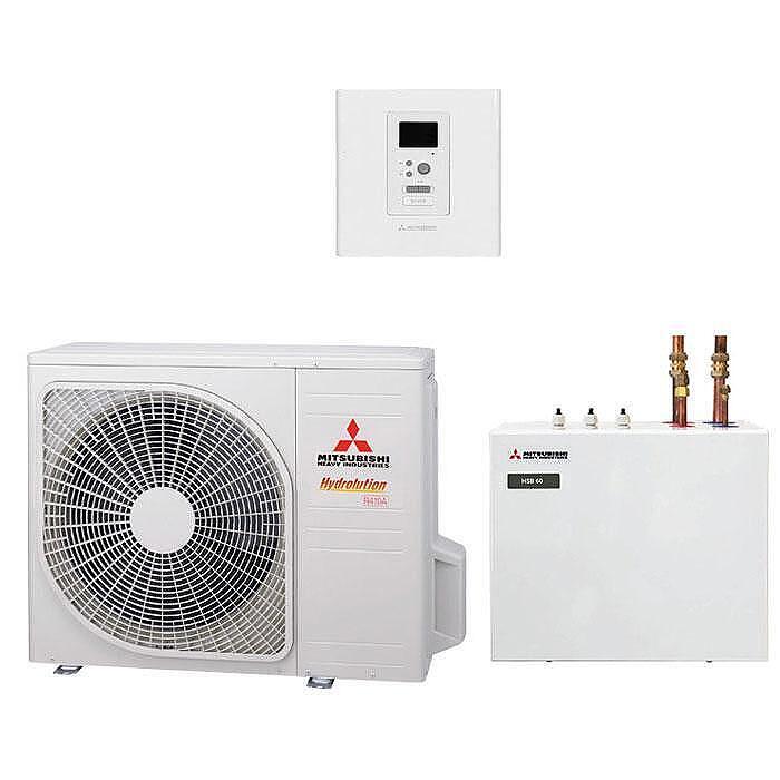 Термопомпа Mitsubishi Heavy Hydrolution HSB60/FDCW60VNX-A, 6 kW, отопление, охлаждане и БГВ