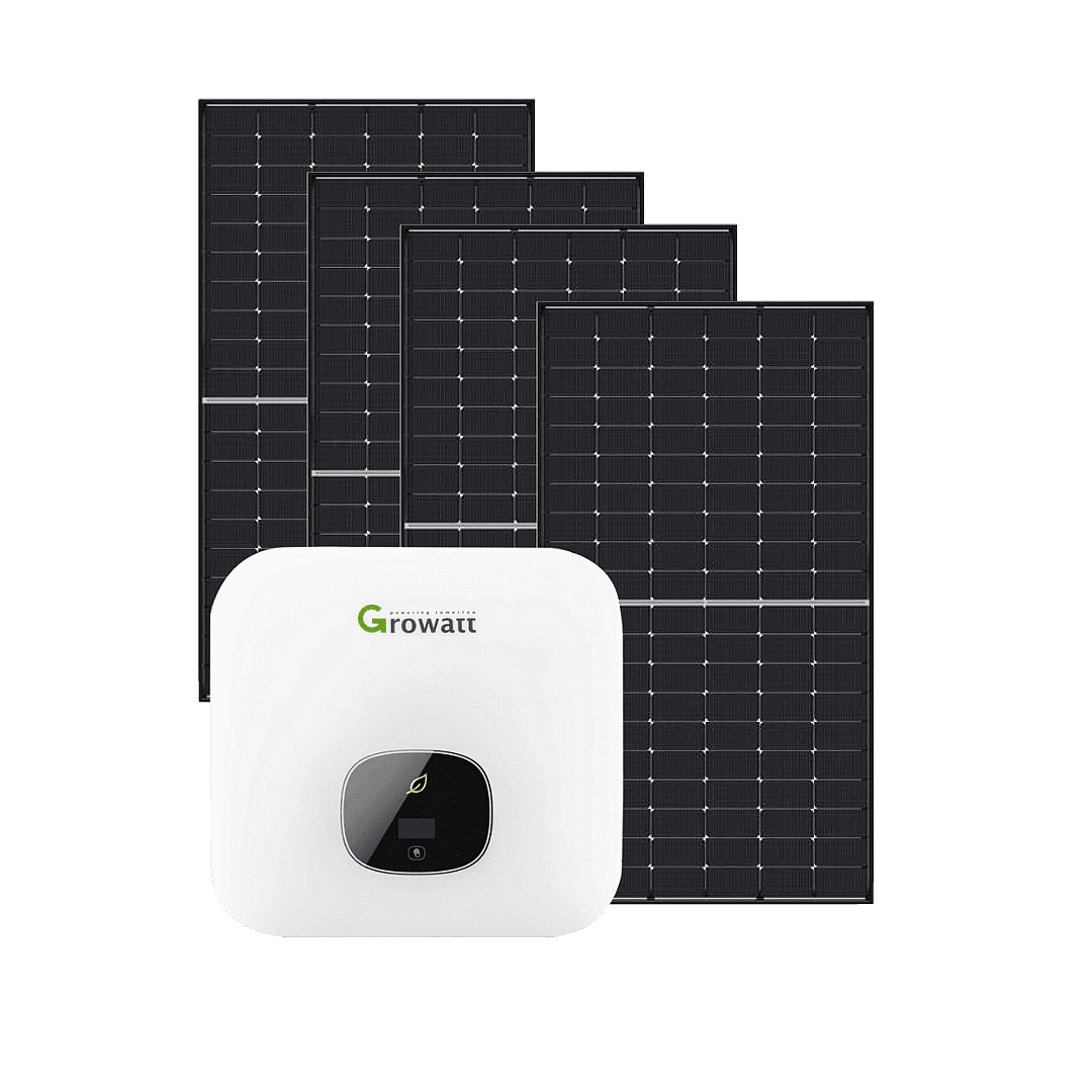 5 kW Независима фотоволтаична (соларна) система GROWATT за производство на електричество за къща, 230 V