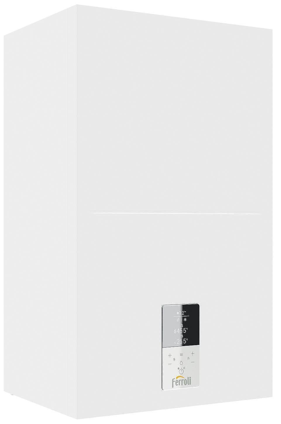 Стенен газов кондензен котел „FERROLI“ BLUEHELIX HITECH RRT, двуконтурен, 21kW