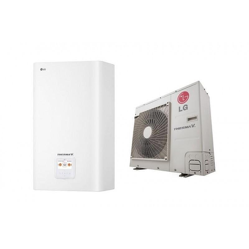 Термопомпа сплит 7kW, LG THERMA V HU071MR.U44 / HN091MR.NK5, монофазна