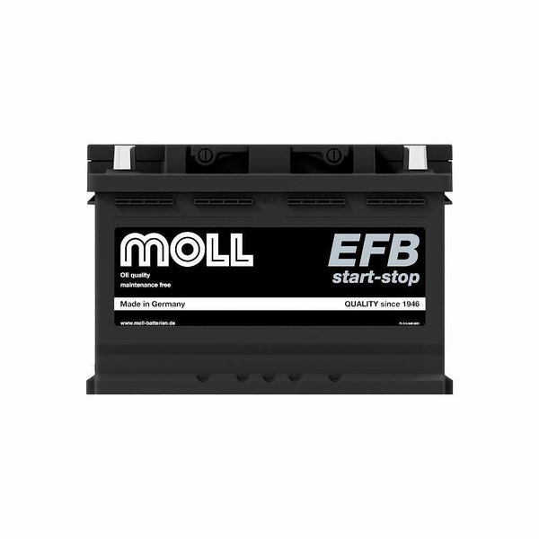 Акумулатор MOLL EFB 12V 74Ah 720A R+